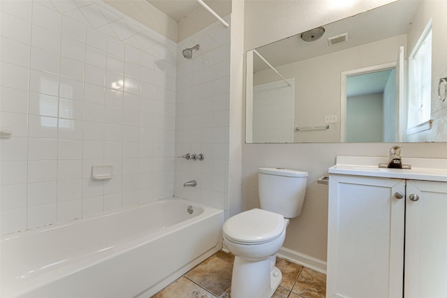 3000 Lambert Dr, Mesquite, TX 75150 - bathroom featuring vanity,  shower combination, and tile patterned floors