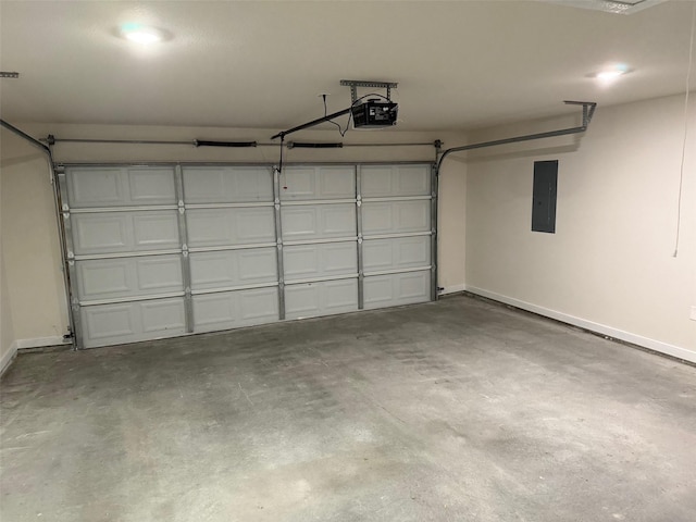 1803 Boxwood Dr, Sherman, TX 75092 - garage featuring electric panel and a garage door opener