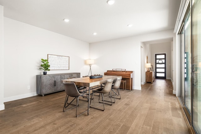 2817 Buckthorn Rd, Northlake, TX 76226 - dining area with light wood-style floors and recessed lighting