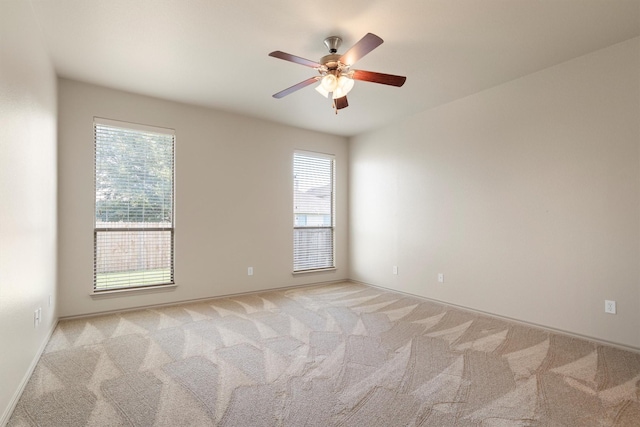 3228 Buckthorn Ln, Denton, TX 76226 - spare room featuring light colored carpet and ceiling fan