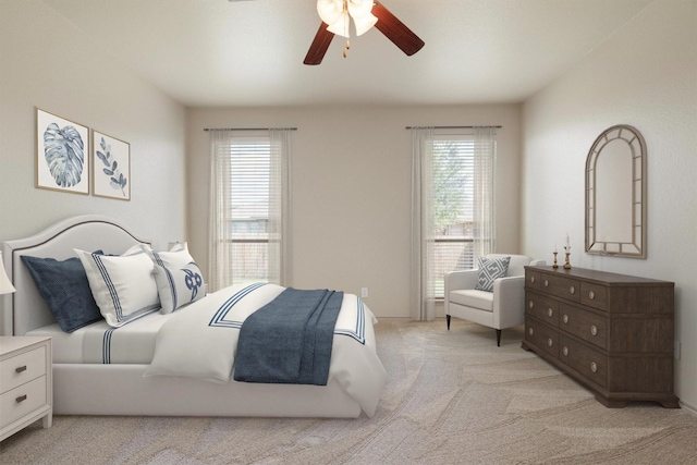 3228 Buckthorn Ln, Denton, TX 76226 - bedroom with carpet flooring and a ceiling fan