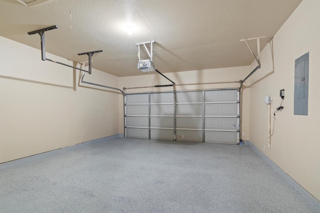 3228 Buckthorn Ln, Denton, TX 76226 - garage with a garage door opener and electric panel