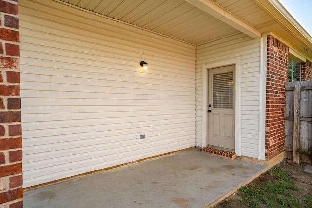 3228 Buckthorn Ln, Denton, TX 76226 - doorway to property with brick siding