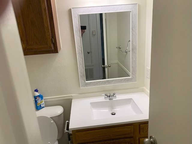 304 Lakeview St, Whitehouse, TX 75791 - bathroom featuring vanity and toilet