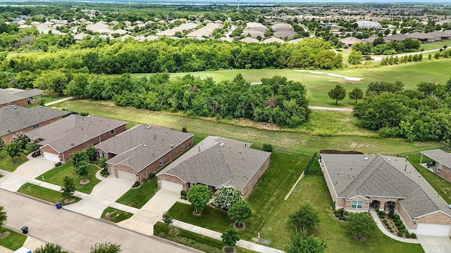 6371 Walnut Hill Ct, Frisco, TX 75036 - aerial view of residential area featuring a local golf course