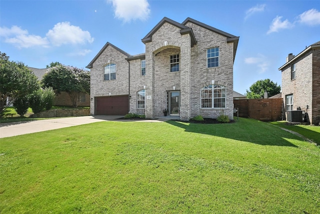 1906 Walnut Hills Ln, Mansfield, TX 76063 - view of front of property with an attached garage, concrete driveway, and brick siding