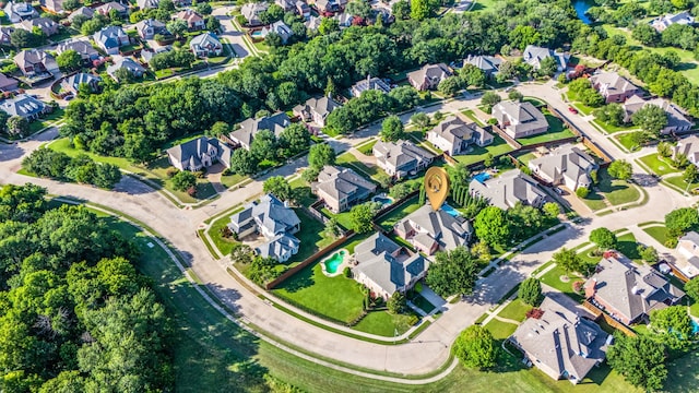 4205 Midpark Ln, Plano, TX 75074 - aerial overview of property's location with nearby suburban area