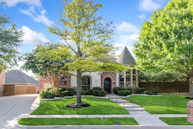 4205 Midpark Ln, Plano, TX 75074 - view of front of property with brick siding
