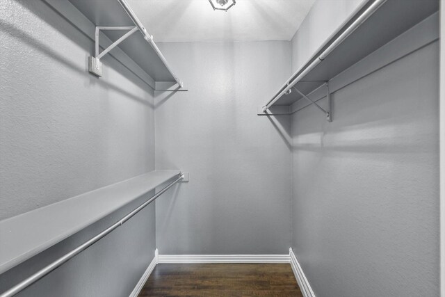 638 Lakeshore Blvd, Oak Point, TX 75068 - walk in closet featuring dark wood finished floors