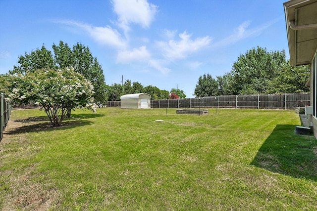 638 Lakeshore Blvd, Oak Point, TX 75068 - fenced backyard with a shed