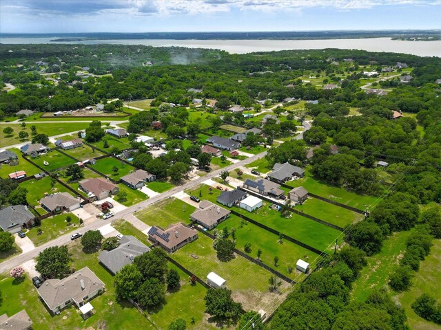 638 Lakeshore Blvd, Oak Point, TX 75068 - aerial view of property's location with a large body of water and nearby suburban area