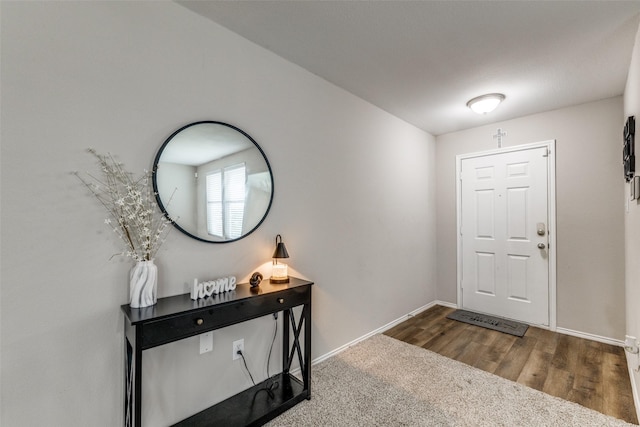 8426 Jacaranda Way, Arlington, TX 76002 - entryway with baseboards and wood finished floors
