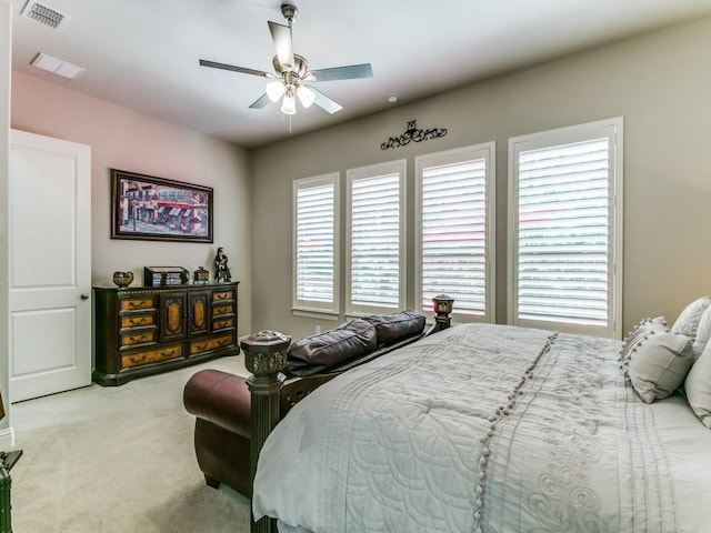 322 Hill Creek Ln, Grapevine, TX 76051 - bedroom featuring carpet and ceiling fan