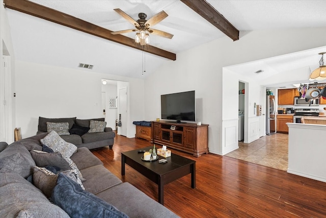 4900 Highbank Dr, Arlington, TX 76018 - living area with a ceiling fan and light wood finished floors