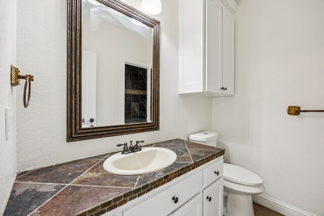 8012 Rushing Spring Dr, North Richland Hills, TX 76182 - bathroom with vanity and toilet