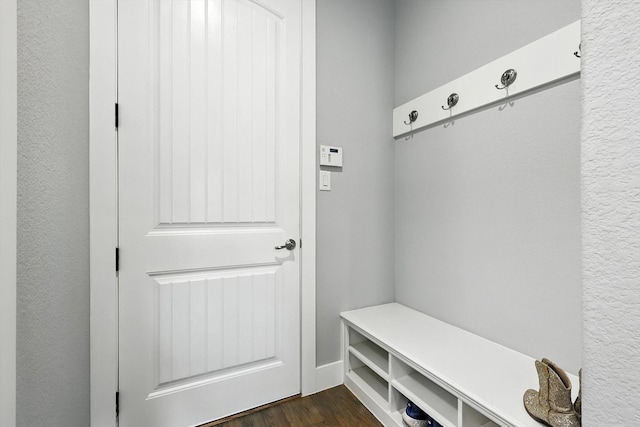 2941 American Sparrow Dr, Midlothian, TX 76065 - mudroom with dark wood-type flooring