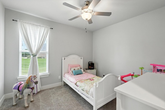 2941 American Sparrow Dr, Midlothian, TX 76065 - bedroom featuring carpet flooring and ceiling fan