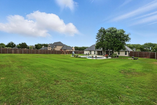 2941 American Sparrow Dr, Midlothian, TX 76065 - fenced backyard featuring a playground