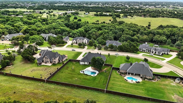 2941 American Sparrow Dr, Midlothian, TX 76065 - aerial perspective of suburban area featuring a pool area