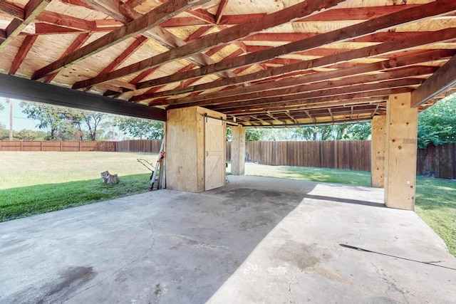 2549 Vickie St, Mesquite, TX 75149 - fenced backyard with a patio and a carport