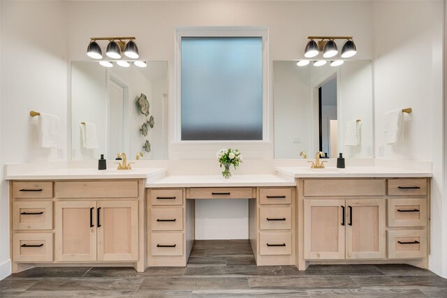 2217 Grey September St, Celina, TX 75009 - bathroom with vanity and wood finished floors