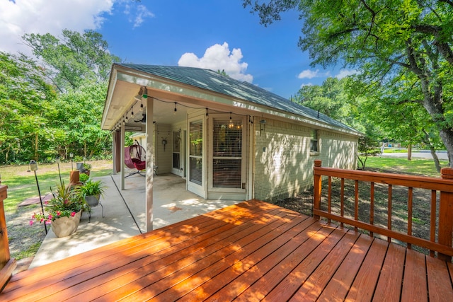 1405 Scotland Ave, Azle, TX 76020 - deck featuring a patio