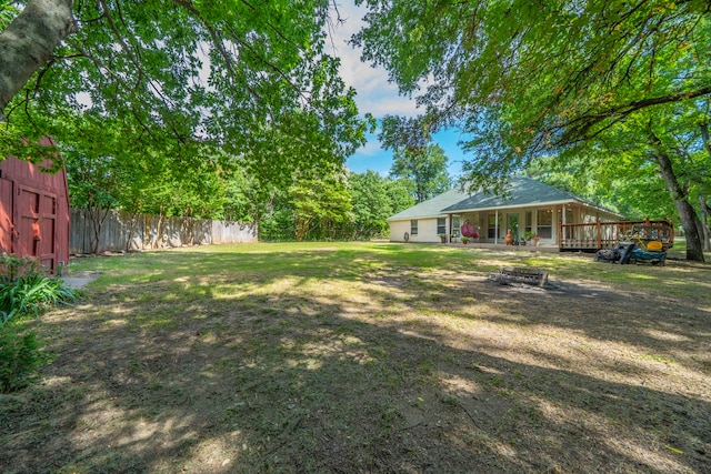 1405 Scotland Ave, Azle, TX 76020 - view of yard