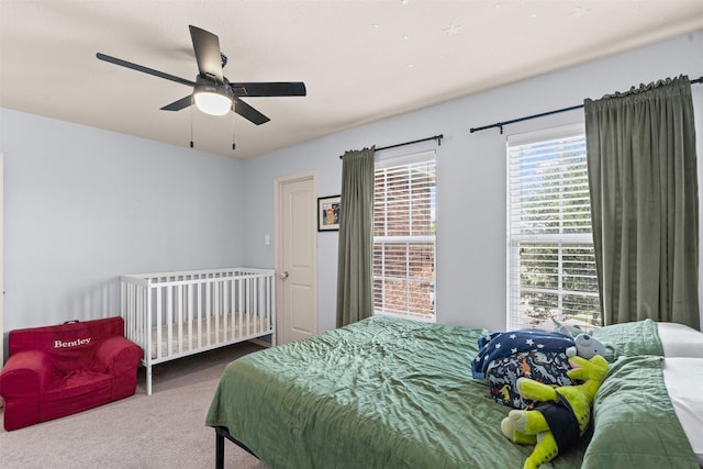 1524 Quails Nest Dr, Fort Worth, TX 76177 - bedroom featuring carpet and a ceiling fan