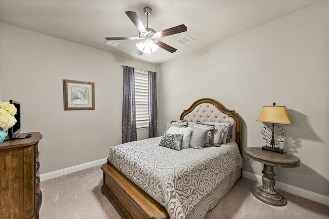 10874 Smoky Oak Trl, Flower Mound, TX 76226 - bedroom featuring carpet floors and a ceiling fan