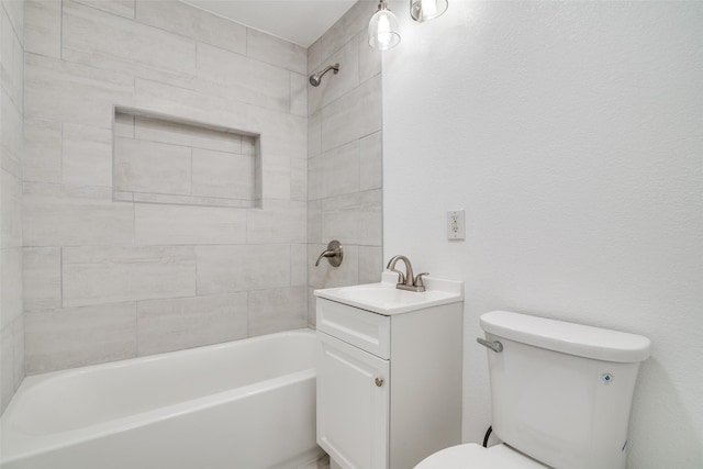 136 Edgefield Dr, Garland, TX 75040 - bathroom featuring vanity and  shower combination