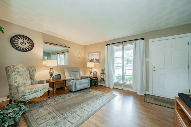 514 Fairview Dr, Richardson, TX 75081 - living area featuring plenty of natural light and wood finished floors