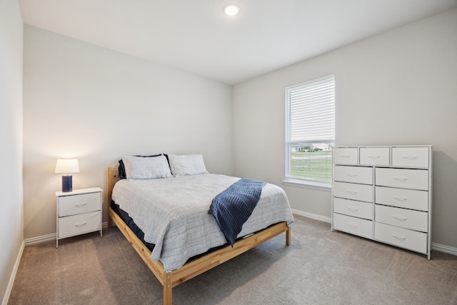 1001 Boulder Rd, Weatherford, TX 76085 - carpeted bedroom with baseboards and recessed lighting