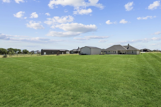 1001 Boulder Rd, Weatherford, TX 76085 - view of yard featuring an outbuilding