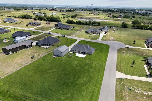 1001 Boulder Rd, Weatherford, TX 76085 - aerial view of property's location with rural landscape
