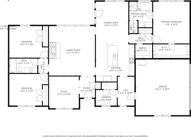 1001 Boulder Rd, Weatherford, TX 76085 - view of floor plan / room layout