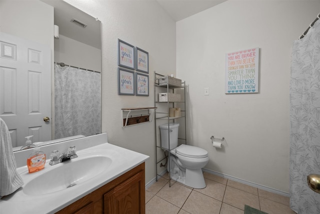708 Hummingbird Trl, Crowley, TX 76036 - bathroom with vanity and tile patterned flooring
