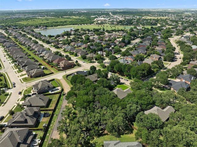 708 Hummingbird Trl, Crowley, TX 76036 - aerial overview of property's location with a nearby body of water and nearby suburban area