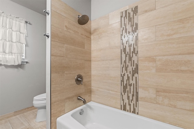8441 Main St, North Richland Hills, TX 76182 - bathroom with bathing tub / shower combination and tile patterned floors