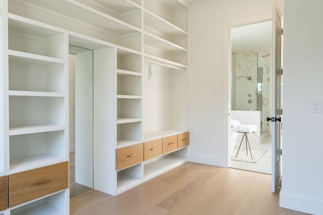 3815 Dunhaven Rd, Dallas, TX 75220 - walk in closet with light wood finished floors