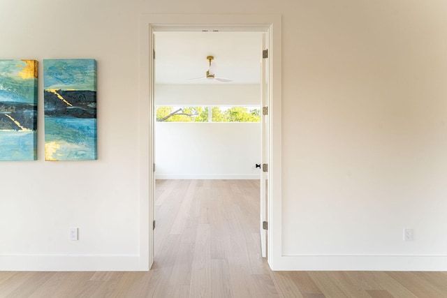 3815 Dunhaven Rd, Dallas, TX 75220 - hallway with wood finished floors and baseboards