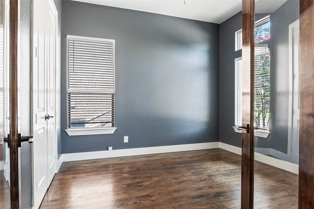 15321 Mount Evans Dr, Little Elm, TX 75068 - unfurnished room featuring wood finished floors and french doors