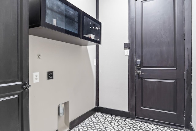 15321 Mount Evans Dr, Little Elm, TX 75068 - mudroom featuring baseboards and tile patterned floors