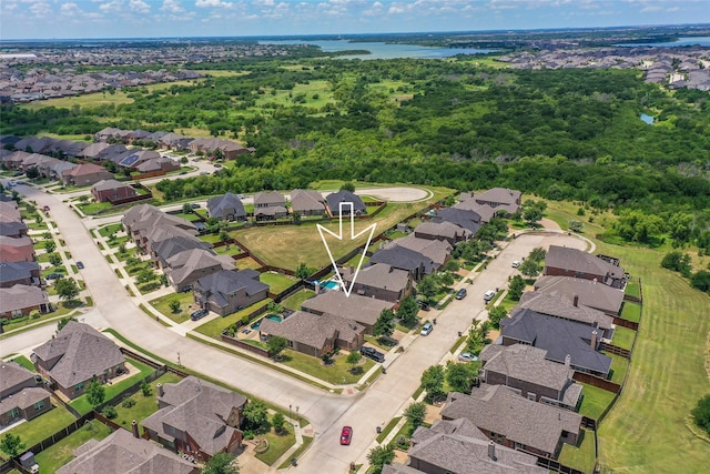 15321 Mount Evans Dr, Little Elm, TX 75068 - view of property location featuring nearby suburban area and a nearby body of water