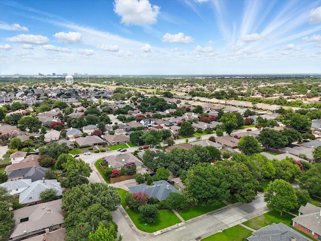 9901 Burnham Dr, Dallas, TX 75243 - aerial perspective of suburban area