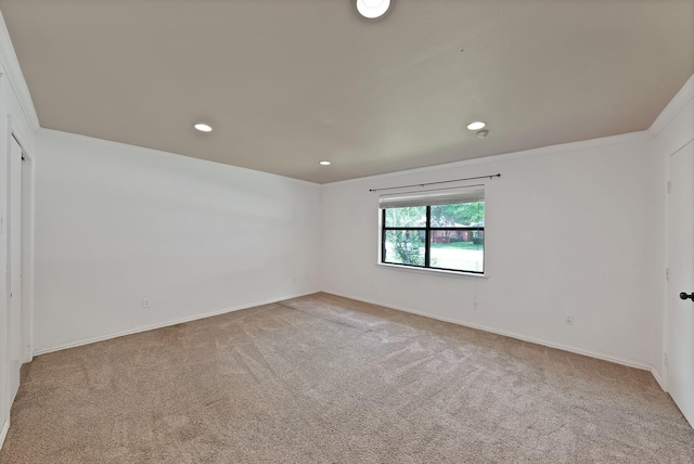 4949 Mill Run Rd, Dallas, TX 75244 - carpeted spare room with recessed lighting and baseboards