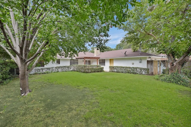 4949 Mill Run Rd, Dallas, TX 75244 - view of front of home featuring a chimney
