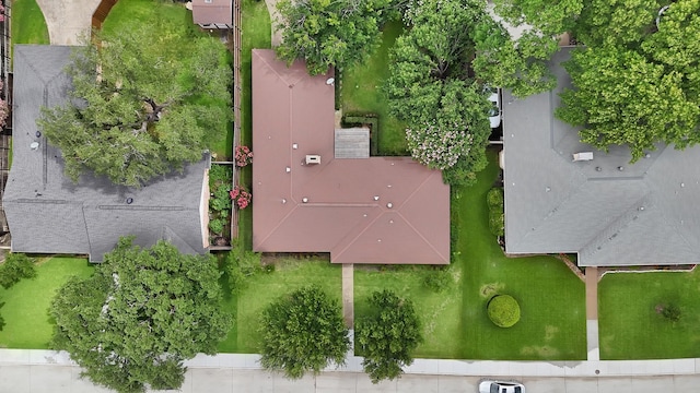 4949 Mill Run Rd, Dallas, TX 75244 - drone / aerial view