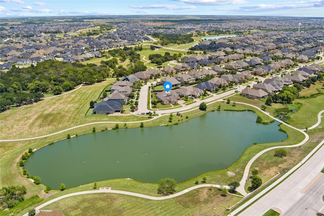 4510 Woodbine Ln, Prosper, TX 75078 - aerial overview of property's location featuring nearby suburban area and a large body of water