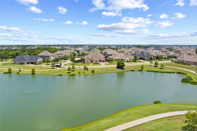 4510 Woodbine Ln, Prosper, TX 75078 - aerial perspective of suburban area with a large body of water