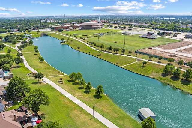 7436 Bennington Dr, Watauga, TX 76148 - drone / aerial view of a large body of water